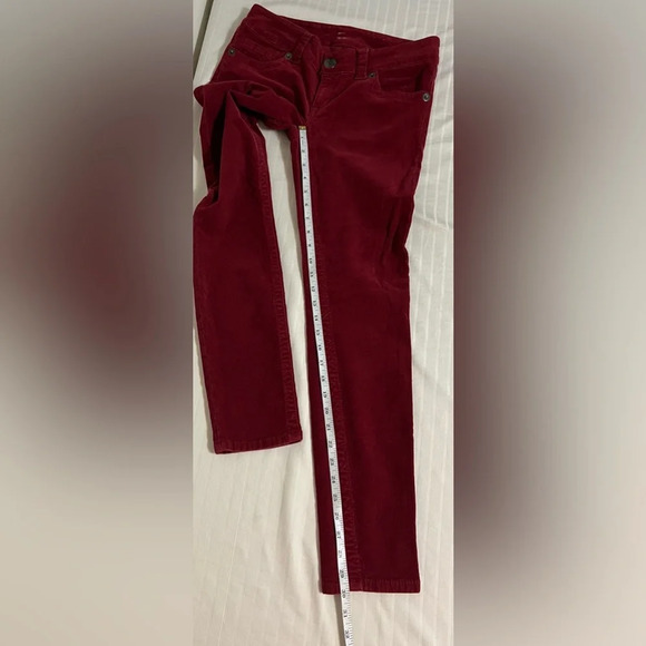 Seven 7 corduroy skinny pants. Red  Size 4 - Picture 11 of 12